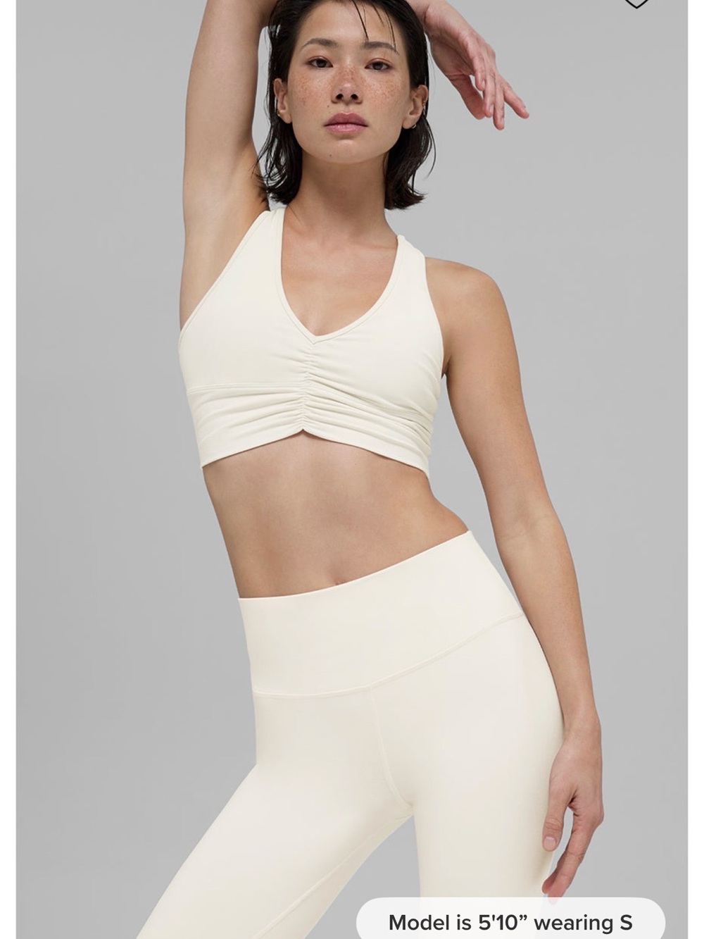 ALO Wild Thing Bra- Ivory in S